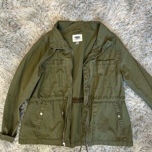Old Navy Olive Green Utility Jacket